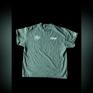 ✨Khaki and green KMSMC streetwear tee✨